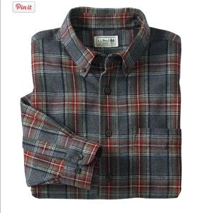 L.L. Bean Scotch Plaid Flannel